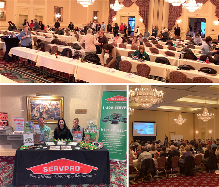 image of three different pictures capturing some of the moments at the Erie Realtor Opportunity Day